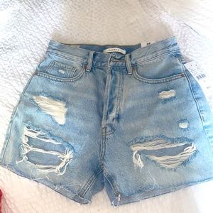 PacSun NWT light denim shorts size 26